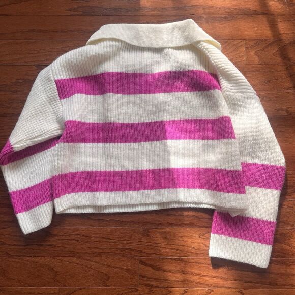 New With Tags Butter Melon Striped Sweater Size Women’s Small - Picture 5 of 6